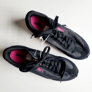 NEW Puma Sneakers Black/Pink Sze 7.5 women